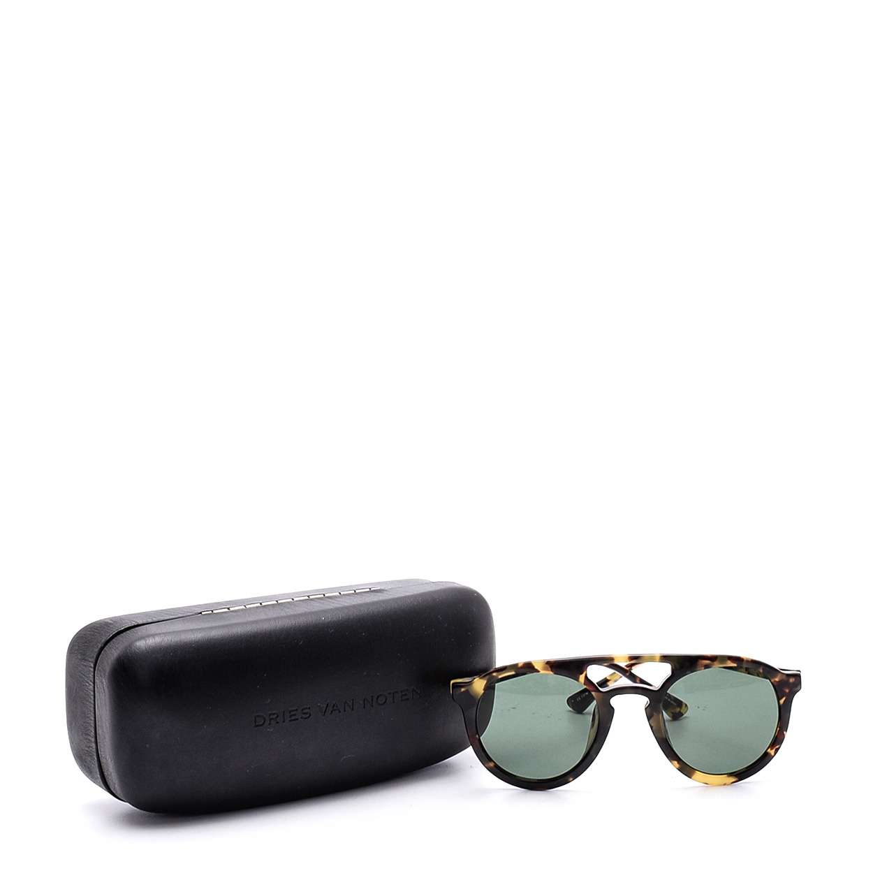 Dries Van Noten - Brown Tortoiseshell Pantos Sunglasses